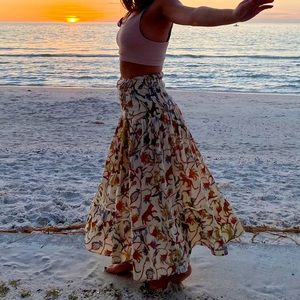 Z&L Leopard Jungle Print Skirt